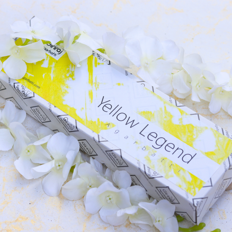 Yellow Legend Agarbatti - Legend Luxurious Fragrance