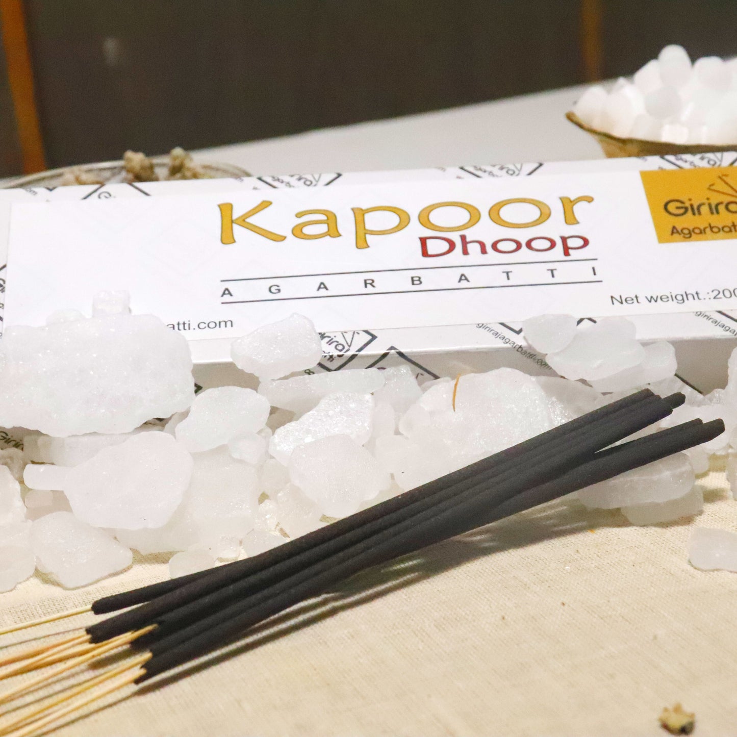 Kapoor Dhoop Agarabatti - Natural Kapoor and Dhoop Tone