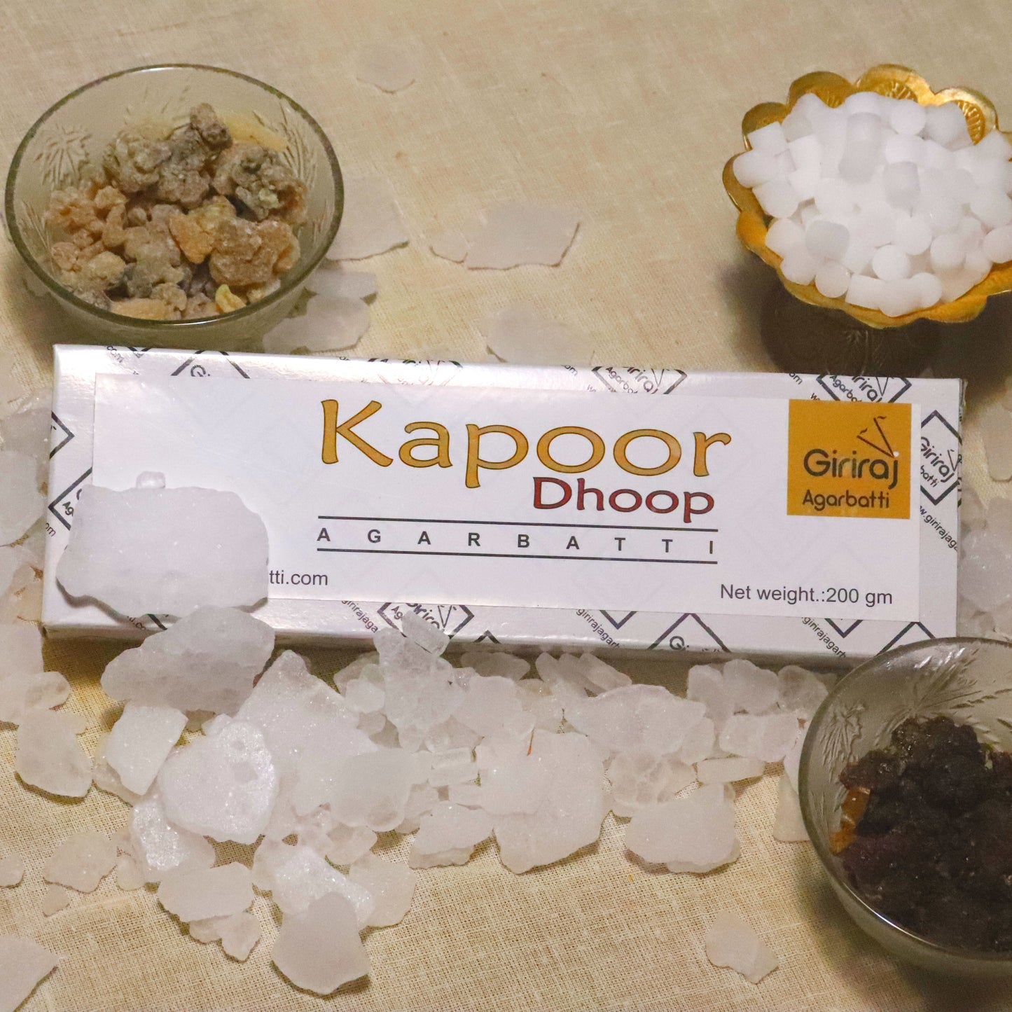 Kapoor Dhoop Agarabatti - Natural Kapoor and Dhoop Tone