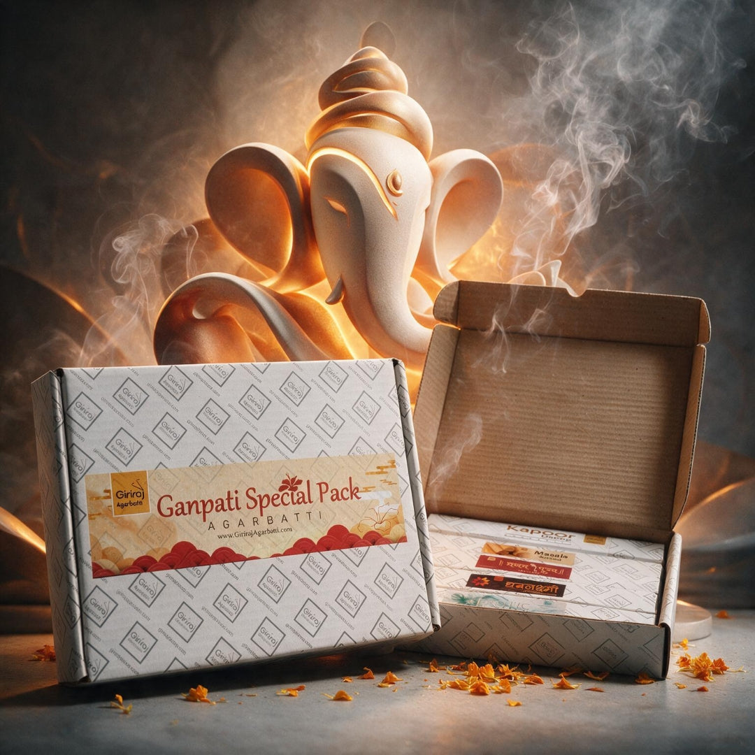 Ganpati Special Collection 5 in 1 agarbatti combo pack