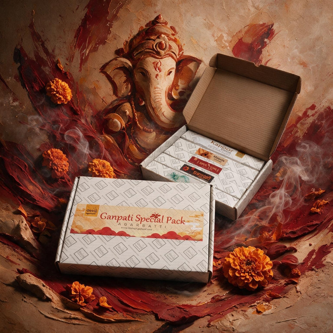 Ganpati Special Collection agarbatti combo - five fragrances