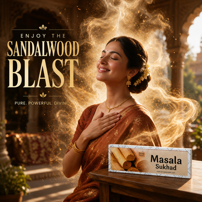 Masala Sukhad sandalwood agarbatti — Sandalwood Blast, pure powerful divine
