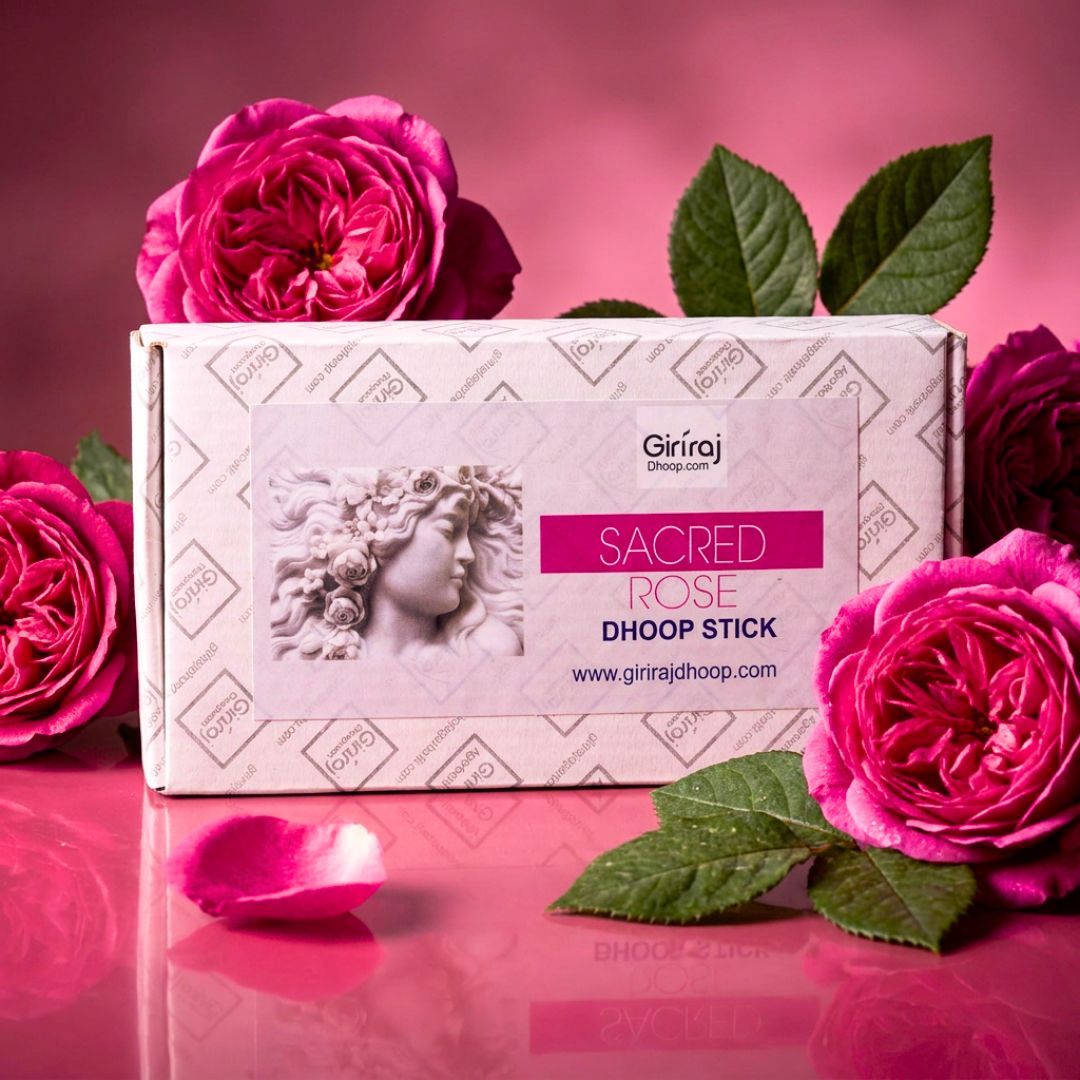 Sacred Rose Dhoop (Bamboo less)