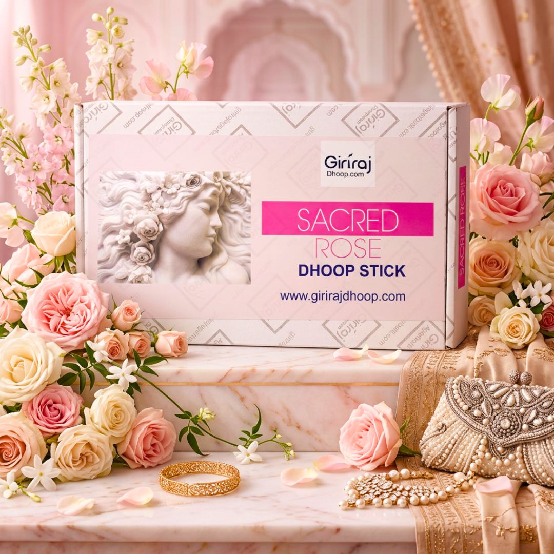 Sacred Rose Dhoop (Bamboo less)