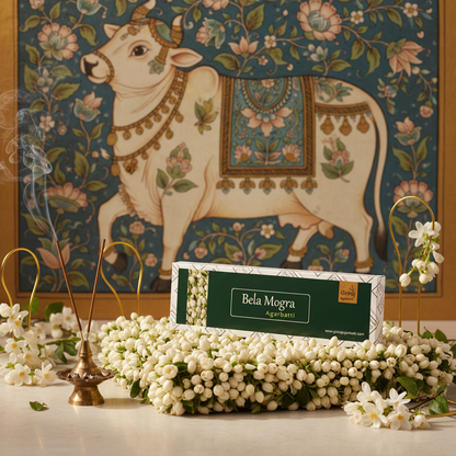 Bela Mogra Agarbatti - Premium Mogra Incense Sticks