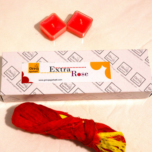 Giriraj Extra Rose Agarbatti - Pleasant Rose Fragrance